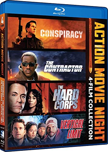 Conspiracy/Vertical Limit/Contrtr/Hard Cops/Action Movie Night 4-Film Collection@DVD@NR