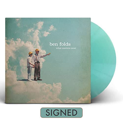 Folds,Ben/What Matters Most (SEAGLASS BLUE VINYL)@INDIE EXCLUSIVE@Autographed LP