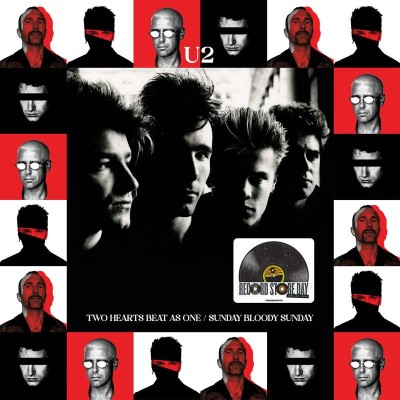 U2/Two Hearts Beat As One/Sunday Bloody Sunday – War & Surrender Mixes (White Vinyl)@RSD Exclusive@12" EP