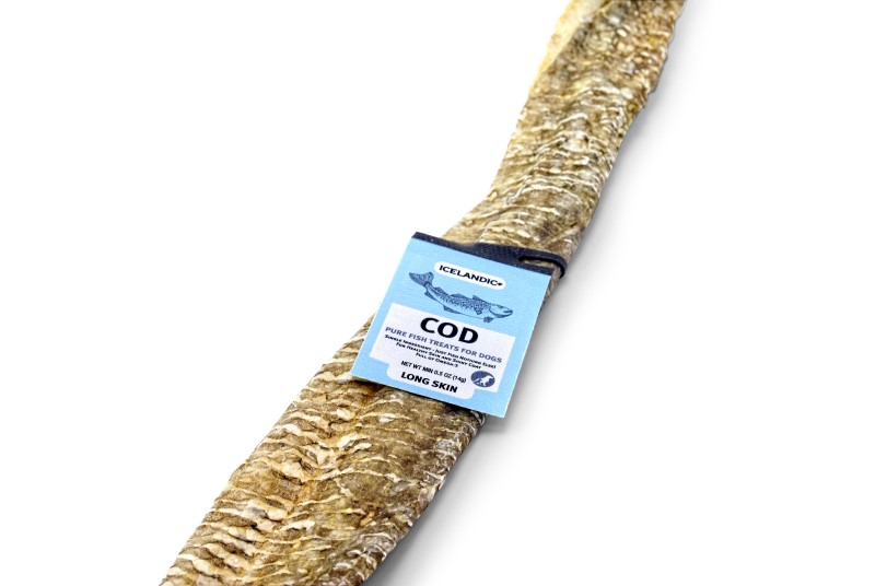 Icelandic+ Cod Long Skins Dog Chews