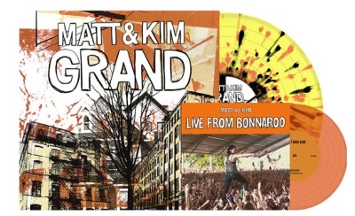Matt & Kim/Grand (Yellow w/Orange & Black Splatter Vinyl)@Includes Bonus 7" on Orange Vinyl