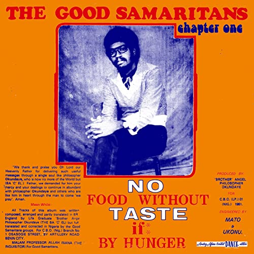 Good Samaritans,The/No Food Without Taste If By Hunger (Analog Africa Dance Edition No.20) (ORANGE VINYL)@180g w/ download card