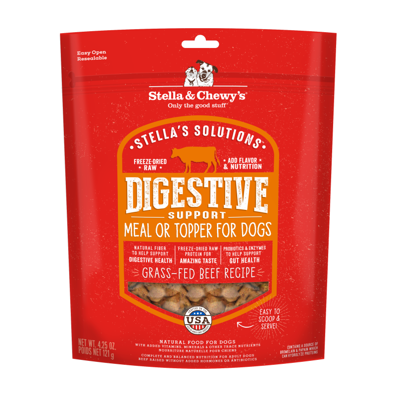 Stella & Chewy's Stella's Solutions Digestive Boost Grass-Fed Beef Dinner Morsels for Dogs