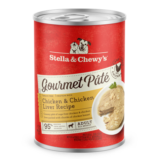 Stella & Chewy's Gourmet Pâté for Dogs with Chicken & Chicken Liver