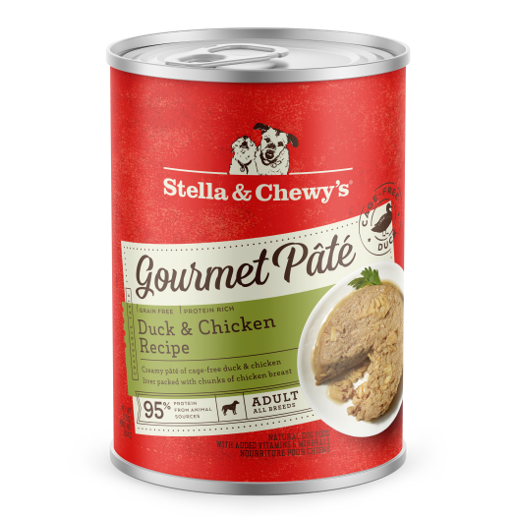 Stella & Chewy's Gourmet Pâté for Dogs with Duck & Chicken