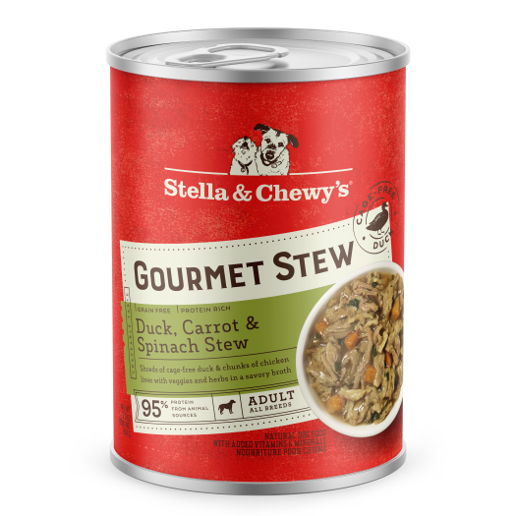 Stella & Chewy's Gourmet Duck, Carrot & Spinach Stew for Dogs