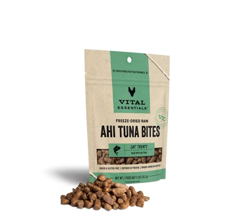 Vital Essentials Ahi Tuna Freeze-Dried Grain Free Cat Treats