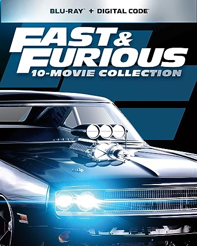 Fast & Furious-10-Movie Collection/Fast & Furious-10-Movie Collection@PG13@Blu-Ray/Digital/10 Disc