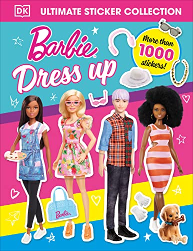 DK/Barbie Dress-Up Ultimate Sticker Collection@BARBIE STICKER BOOKS