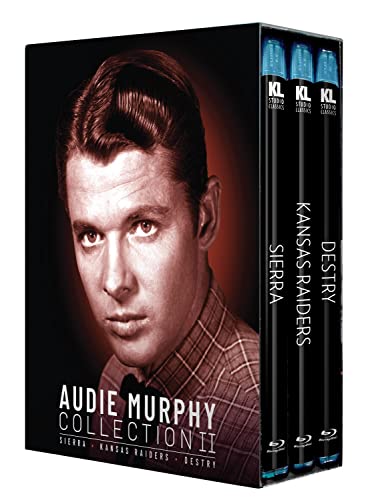 Audie Murphy Collection II/Audie Murphy Collection II@Blu-Ray/3 Disc/1950-4/Sierra/Kansas R/Destry