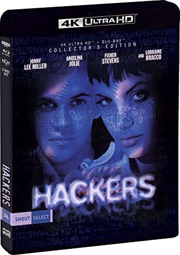 Hackers (1995) (SHOUT! Select)/Jonny Lee Miller, Angelina Jolie, and Fisher Stevens@PG-13@4K Ultra HD + Blu-Ray