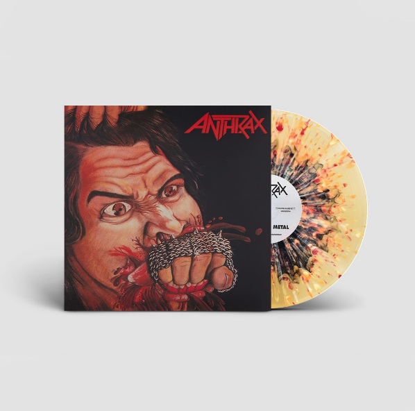 Anthrax/Fistful Of Metal (Gold, Black and Red Splatter Vinyl)