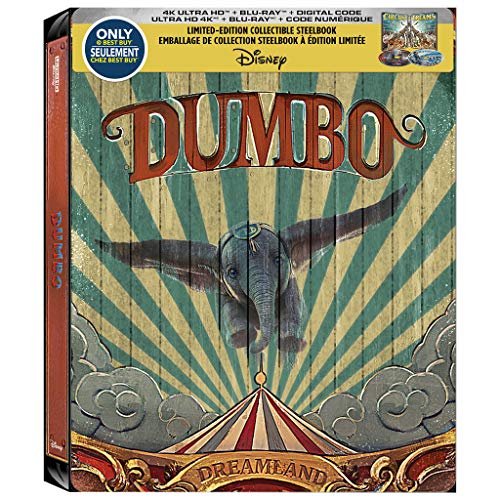 Dumbo/Steelbook 4k Uhd + Blu-Ray + Digital