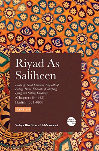 Yahya Bin Sharaf Al-Nawawi/Riyad As Saliheen@ Part 3