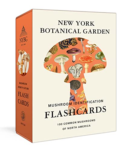 The New York Botanical Garden/Mushroom Identification Flashcards@100 Common Mushrooms of North America