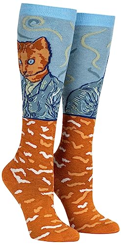 Knee High/Cat Van Gogh A Selfie Portrait