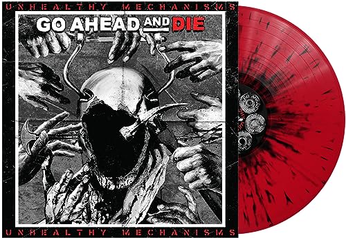 Go Ahead & Die/Unhealthy Mechanisms (Red & Black Splatter Vinyl)@Amped Exclusive