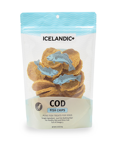 Icelandic + Fish Treat Cod Chips 2.5oz