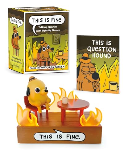 Running Press Mini Kit/This Is Fine Talking Figurine@With Light and Sound!