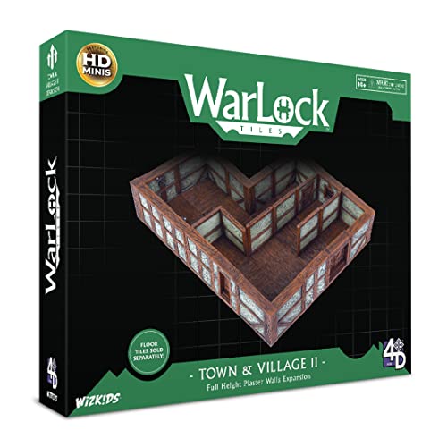 Warlock Tiles/Town & Village Ii Full Height Plaster Walls Expans