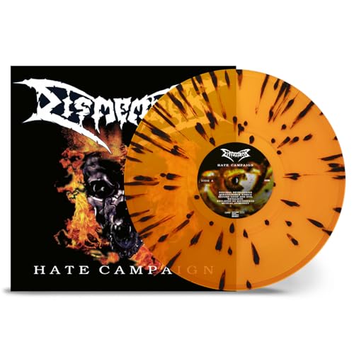 Dismember/Hate Campaign (Transparent Orange W/ Black Splatter Vinyl)@Amped Exclusive