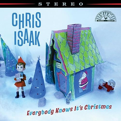 Chris Isaak/Everybody Knows It's Christmas (Deluxe) (Spring Green/Bone White Swirl Vinyl)