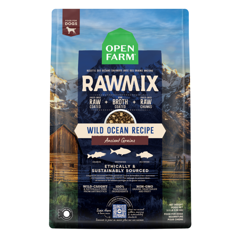 Open Farm Wild Ocean Ancient Grains RawMix for Dogs