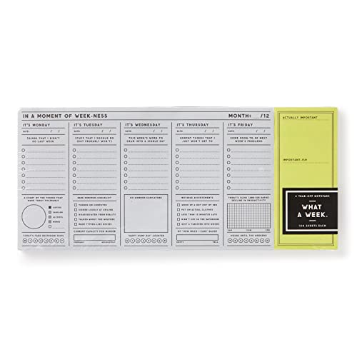 Planner Pad/In a Moment of Weekness