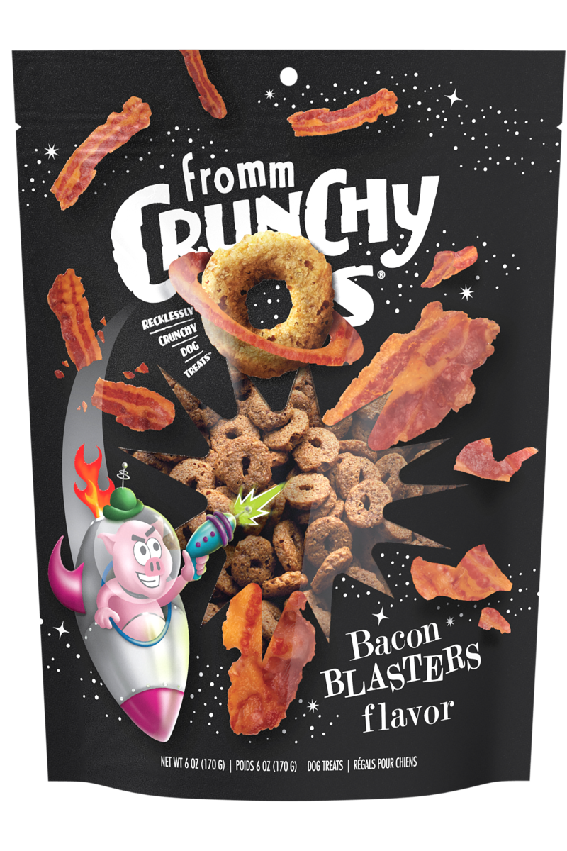Fromm Bacon Blasters Crunchy Os Dog Treats