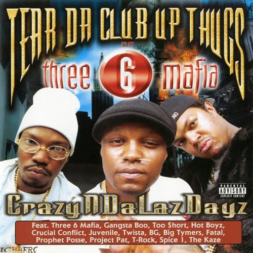 Tear Da Club Up Thugs of Three 6 Mafia/CrazyNDaLazDayz (Dried Blood Red Vinyl)@2LP / Ltd. 1000