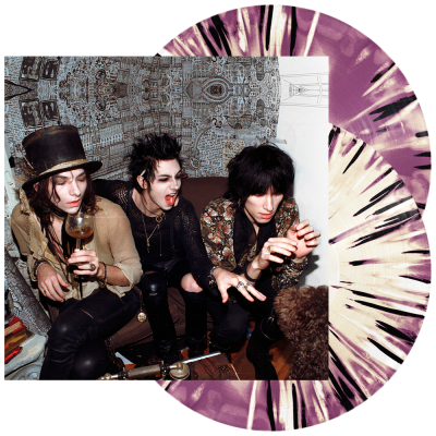 Palaye Royale/Boom Boom Room (Side A) (Splatter Vinyl)@Bone+Translucent Purple w/Black+White Splatter