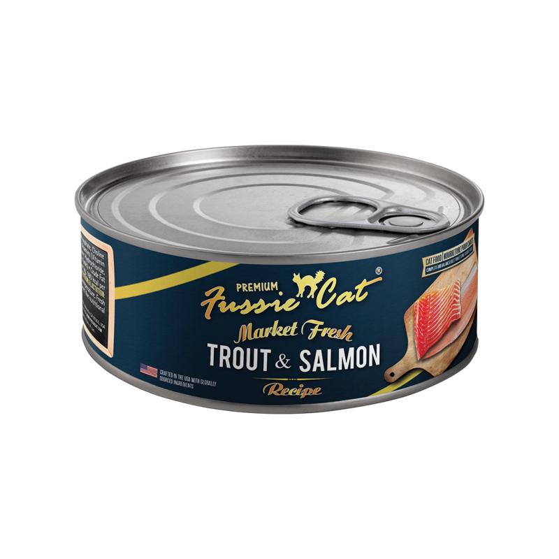 Fussie Cat Market Fresh Trout & Salmon Recipe Canned Cat Food