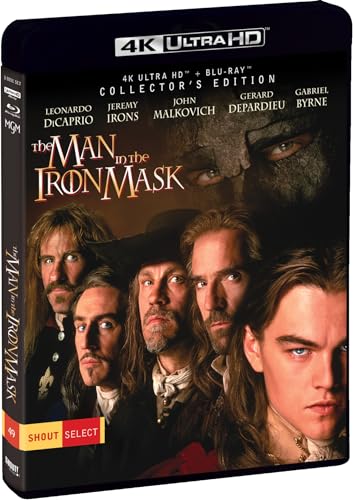 The Man In The Iron Mask/DiCaprio/Irons/Malkovich@Pg13@1998/4K-UHD/Blu-Ray/2 Disc/Collectors Edition