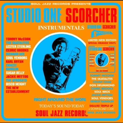 Soul Jazz Records presents/STUDIO ONE SCORCHER (TRANSPARENT ORANGE VINYL)@3LP w/ download card