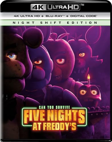 Five Nights At Freddy's/Five Nights At Freddy's@PG13@4K/Blu-Ray/Digital/2023/2 Disc