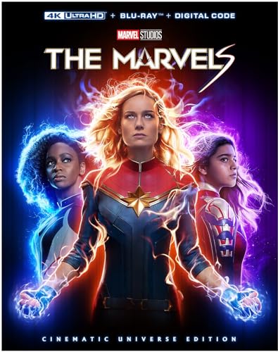The Marvels (2023)/Brie Larson, Teyonah Parris, and Iman Vellani@PG-13@4K Ultra HD + Blu-ray