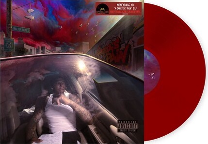 Moneybagg Yo/A Gangsta's Pain (Translucent Ruby Vinyl)@RSD Exclusive / Ltd. 1850 USA@2LP