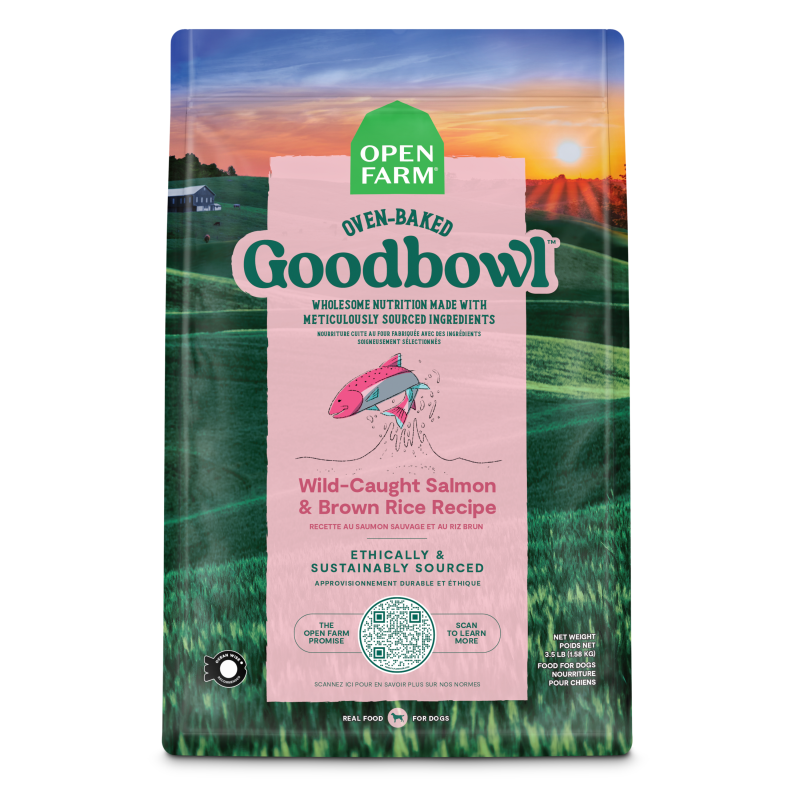 Open Farm Goodbowl™ Wild-Caught Salmon & Brown Rice Recipe for Dogs
