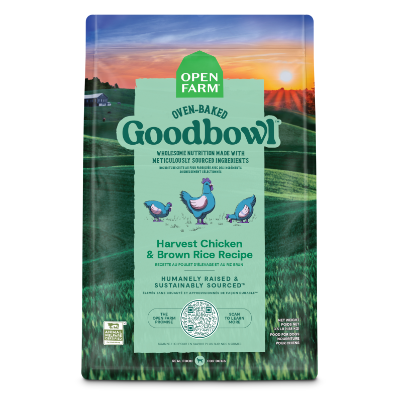Open Farm Goodbowl™ Harvest Chicken & Brown Rice Recipe for Dogs