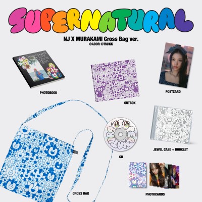 NewJeans/NewJeans 'Supernatural' NJ X MURAKAMI [Cross Bag ver.]