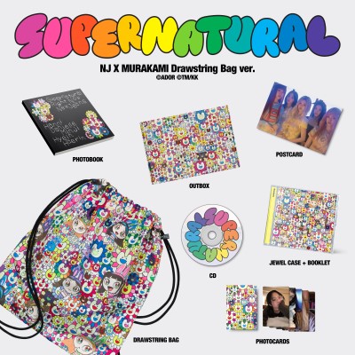 NewJeans/NewJeans 'Supernatural' NJ X MURAKAMI [Drawstring Bag ver.]