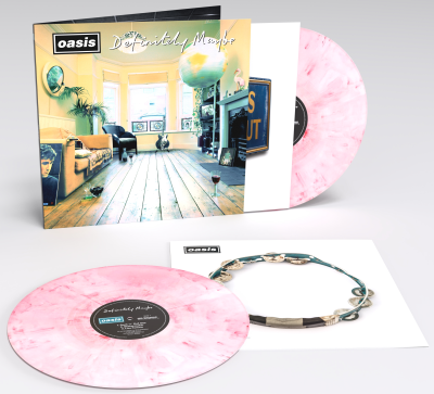 Oasis/Definitely Maybe (30th Anniversary Edition) (Pink & White Vinyl)@2LP