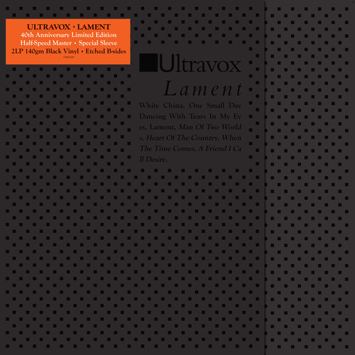 Ultravox/Lament [Deluxe Edition]: Limited 40th Anniversary Edition