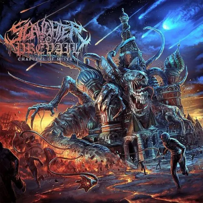 Slaughter To Prevail/Chapters of Misery (Translucent Highlighter Yellow/Gold Vinyl)@12" EP