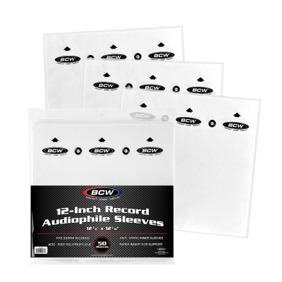 LP Inner Sleeves/12-Inch Record Audiophile Inner Sleeves@50 Inner Sleeves