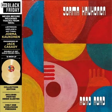 Jorma Kaukonen & Jack Casady/Reno Road: Unreleased tracks from the '60's (Gold Nugget Vinyl)@Black Friday RSD Exclusive / Ltd. 2000 USA@2LP
