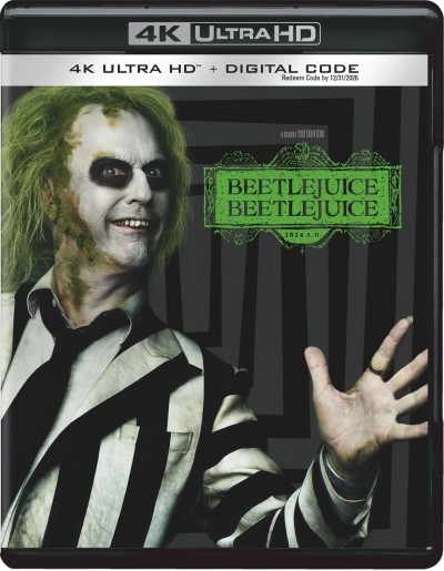 Beetlejuice Beetlejuice (2024)/Michael Keaton, Winona Ryder, and Catherine O'Hara@PG-13@4K Ultra HD + Blu-ray