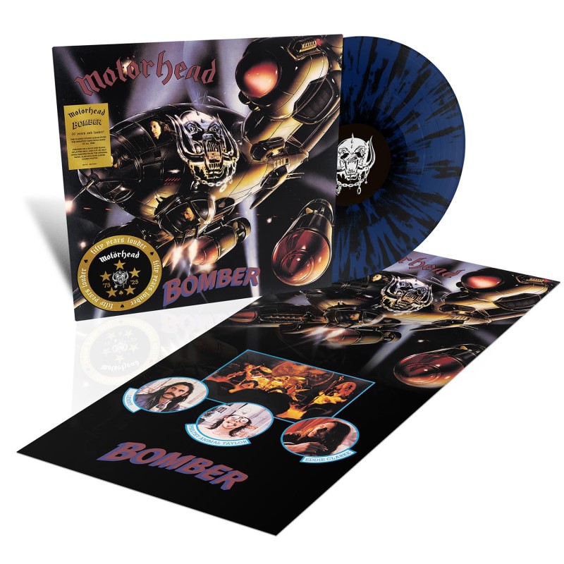 Motorhead/Bomber (Blue & Black Splatter Vinyl)@Half-Speed LP