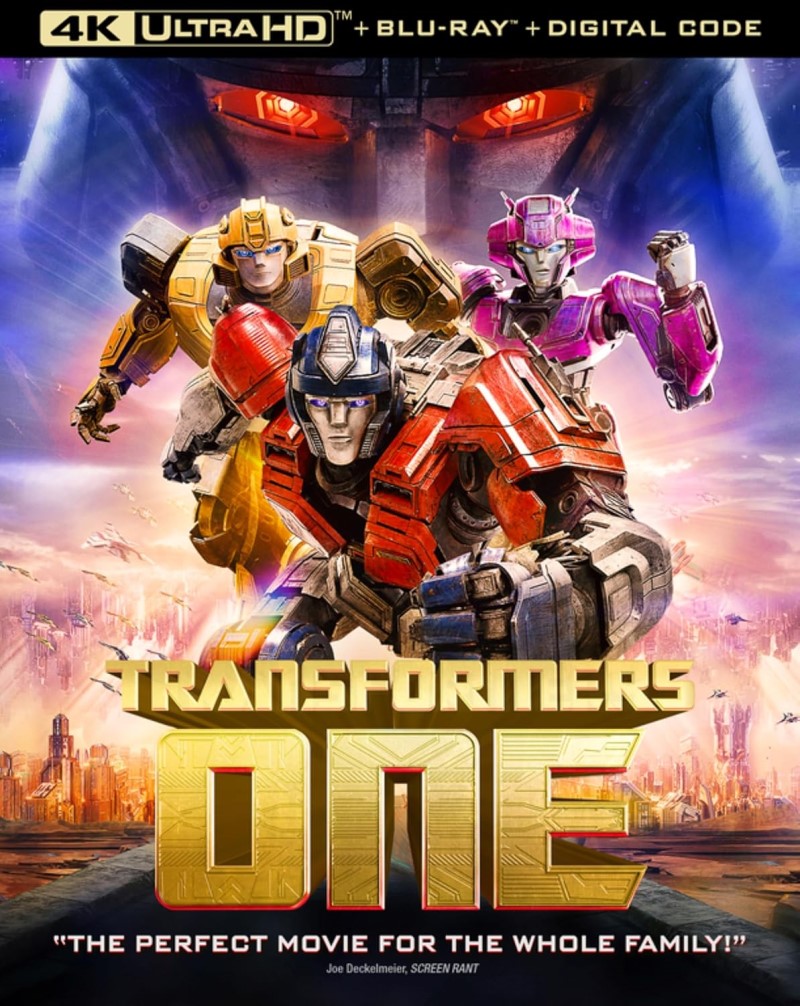 Transformers One/Hemsworth/Henry/Johansson@4K UHD + Blu-Ray+ Digital Copy