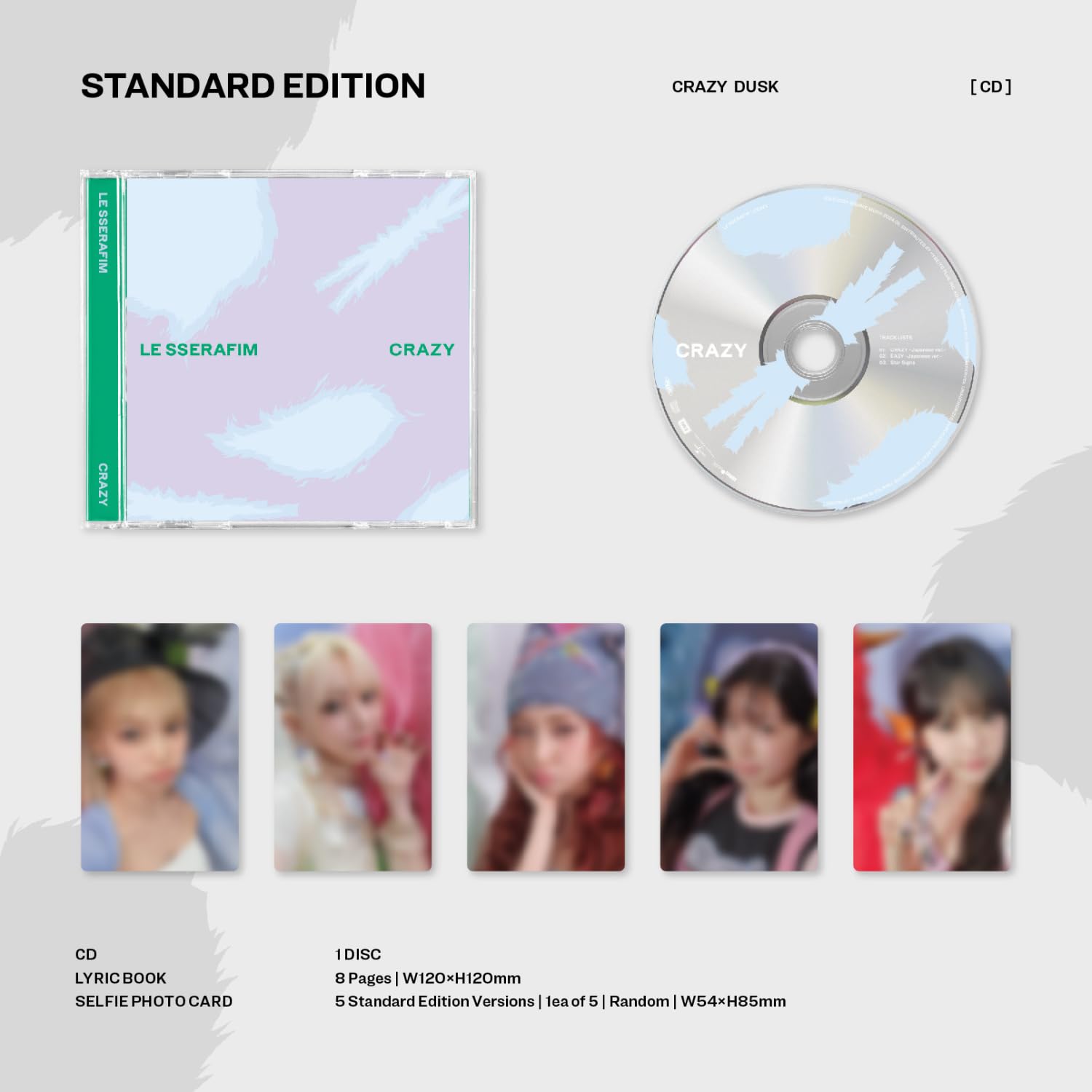 LE SSERAFIM/CRAZY [Standard Edition]